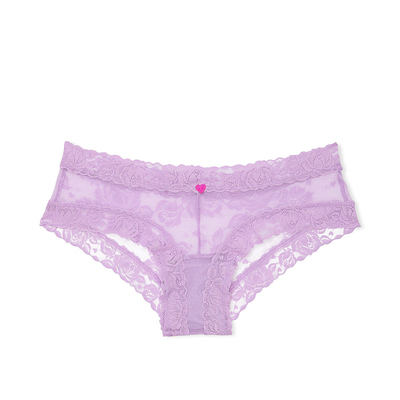 正品现货 维多利亚的秘密 性感薄透全蕾丝 低腰半包臀 小三角内裤