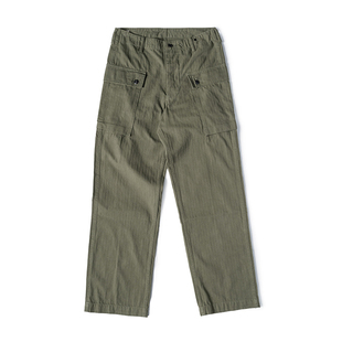 恶犬BRONSON 复刻 USMC HBT P-44男士多袋军事工装猴子长裤子p44