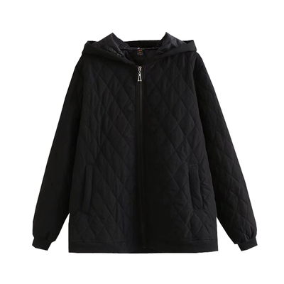 羽绒棉连帽拉链棉衣棉袄