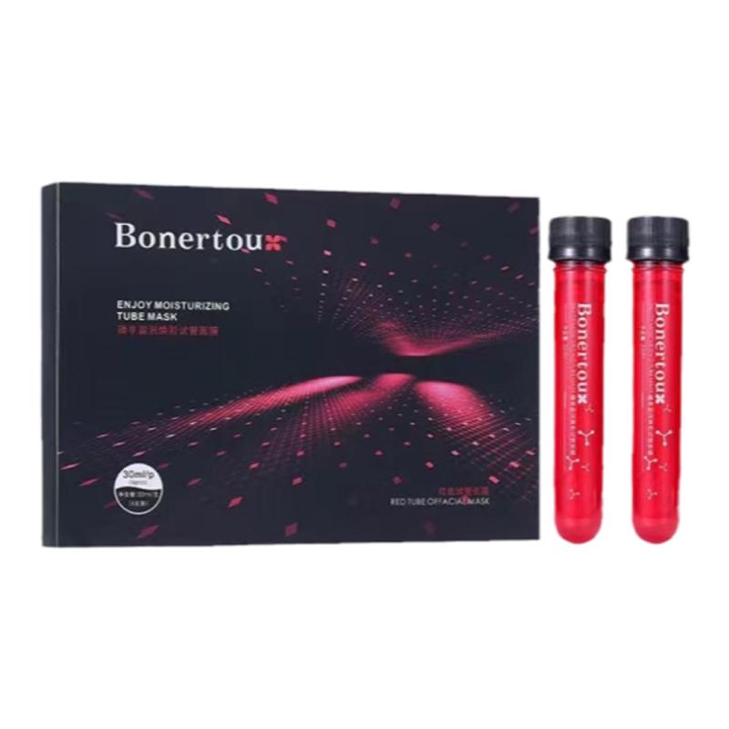 Bonertou泊娜朵试管红管补水保湿紧致毛孔提亮肤色熬夜救星抗氧