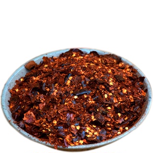 贵州特产手工柴火糊辣椒面炒制蘸水海椒面辣椒火锅烤肉干碟蘸料