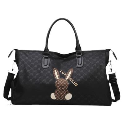 短途旅行包女轻便卡通行李包手提