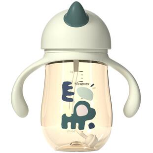 ppsu婴儿学饮杯宝宝吸管杯鸭嘴奶瓶宝宝喝水杯6个月一岁以上儿童