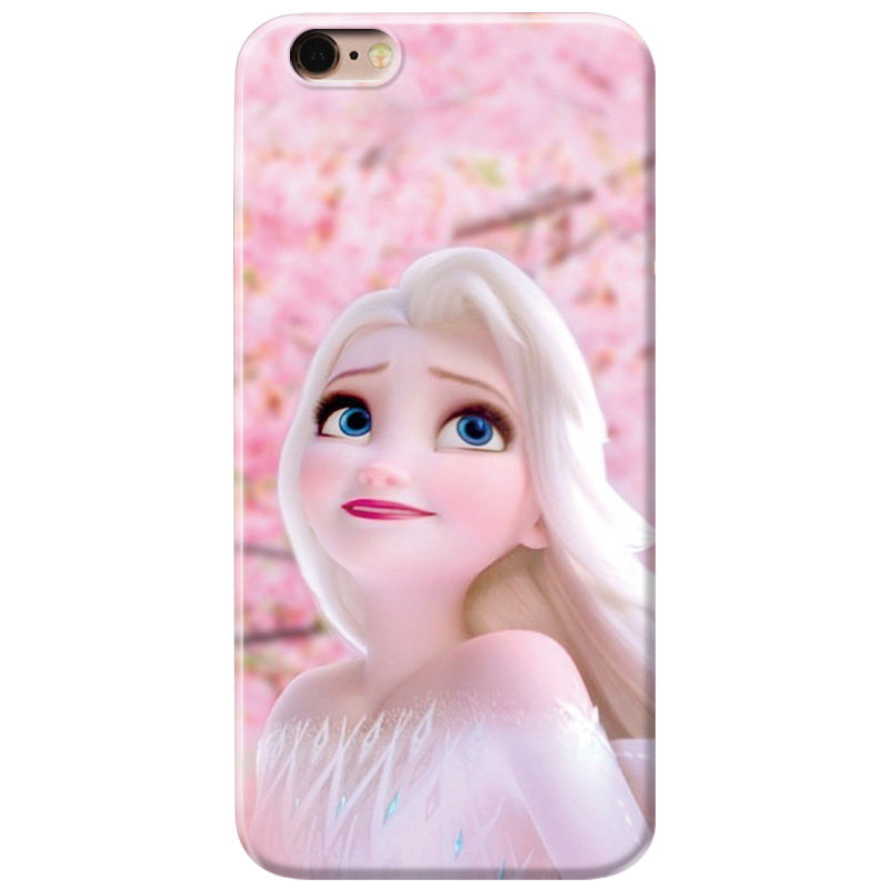 樱花艾莎公主适用iPhone7/8plus苹果13手机壳14promax可爱6s艾沙se第二2三3代少女心女款轻薄软