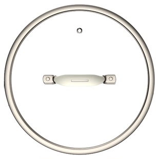 平盖钢化玻璃盖锅盖家用炒锅蒸锅汤锅通用万能不锈钢宽边玻璃盖子