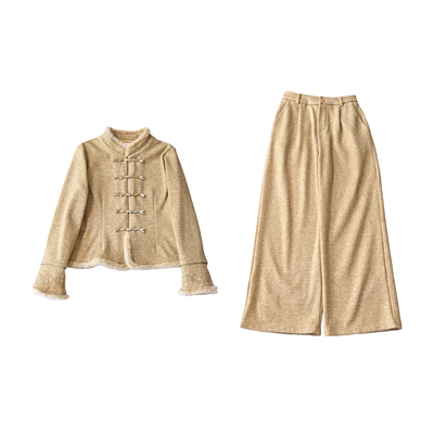 新中式国风气质禅意上衣休闲裤