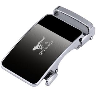 七匹狼扣头男皮带扣自动扣卡扣3.55cm合金腰带头单卖板扣配件正品