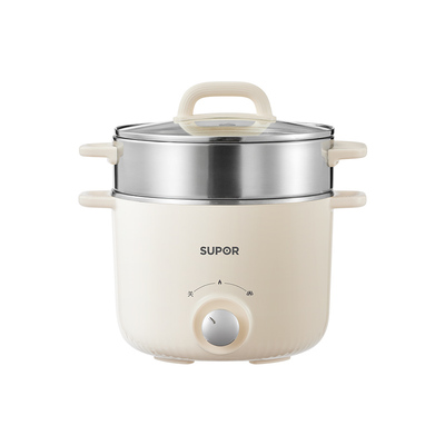 苏泊尔电煮锅家用蒸煎涮煮炖多功能大火力0涂层304不锈钢电火锅