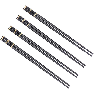 高档合金筷子轻奢风家用2025年新款27防滑防霉抗菌家庭耐高温