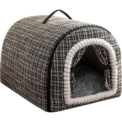 猫窝冬季保暖封闭式安全感猫屋冬日加厚大尺寸猫咪睡窝宠物猫狗窝