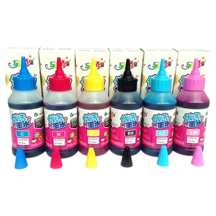 官方旗舰店 另色鬼连供墨水兼容爱普生R230喷墨打印机墨水R230彩色墨水6色 黑色 R230填充墨水 墨盒墨水100ML
