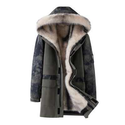 派克服男款冬季中长款