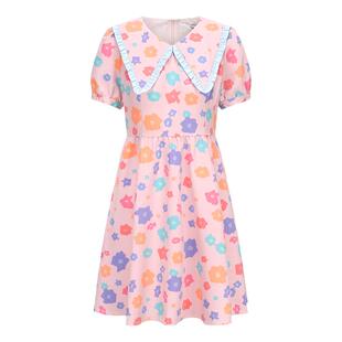 tanni新款田园少女感度假风A字版连衣裙TM11DR619A