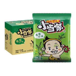 统一小当家干干脆面吃面香葱味20g*48袋整箱公室网红小零食小吃