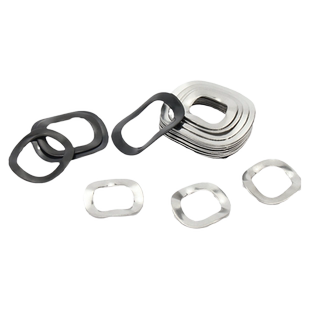 金超波形垫圈304不锈钢三波峰垫圈多波型形弹簧垫片弹性轴承垫圈