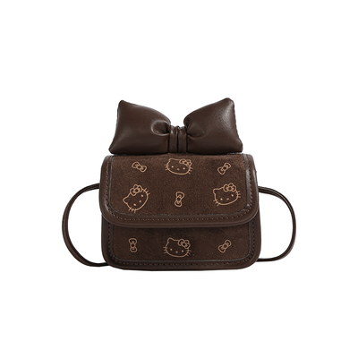 可爱hellokitty蝴蝶结小方包女