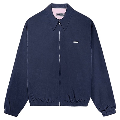 TRENDYWU 时尚静奢“智性”尼龙撞色立领干练行政日常休闲夹克