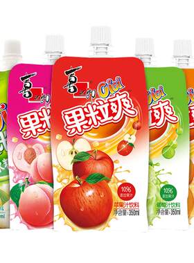 喜之郎cici果粒爽蒟蒻吸的椰果粒葡萄雪梨枇杷味果汁饮料儿童零食