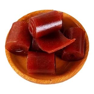 自强铁山楂果丹皮山楂卷干片果脯单皮卷儿山楂条商用食品解馋零食