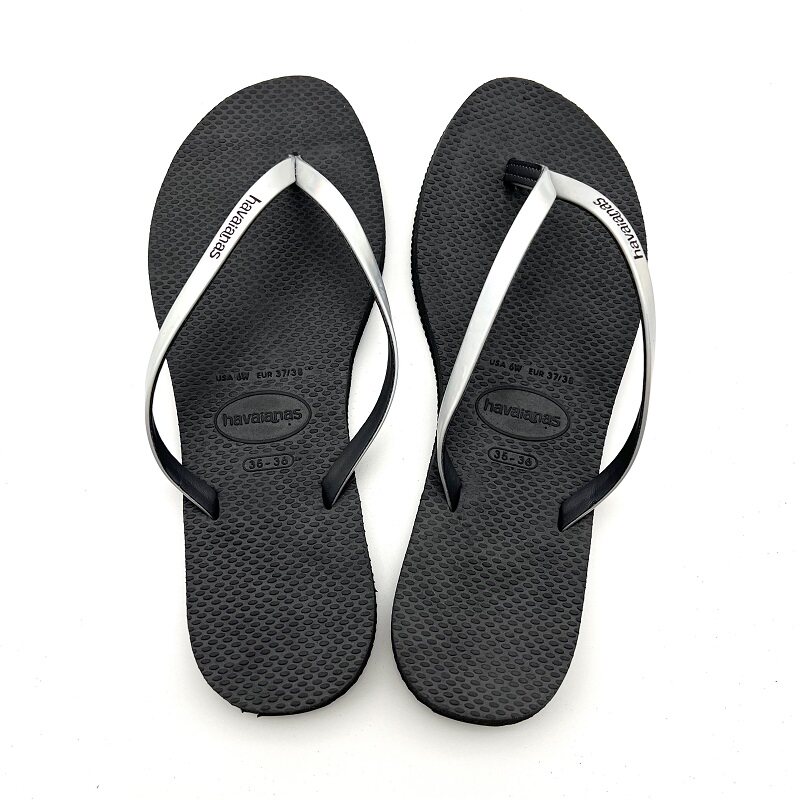 havaianas细带皮革人字拖橡胶