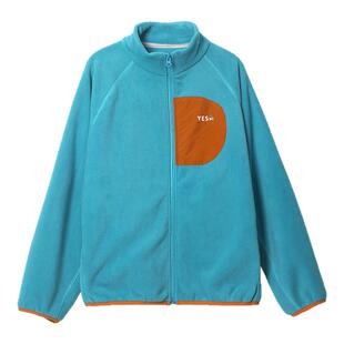 咕噜日记童装儿童摇粒绒上衣2026春装新款女童开衫春秋款男童外套