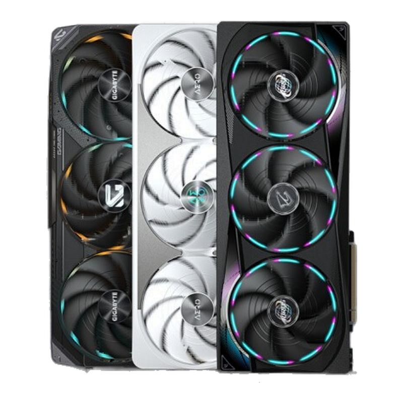 技嘉RTX5070显卡魔鹰超级雕12G显存技嘉AOC显示器