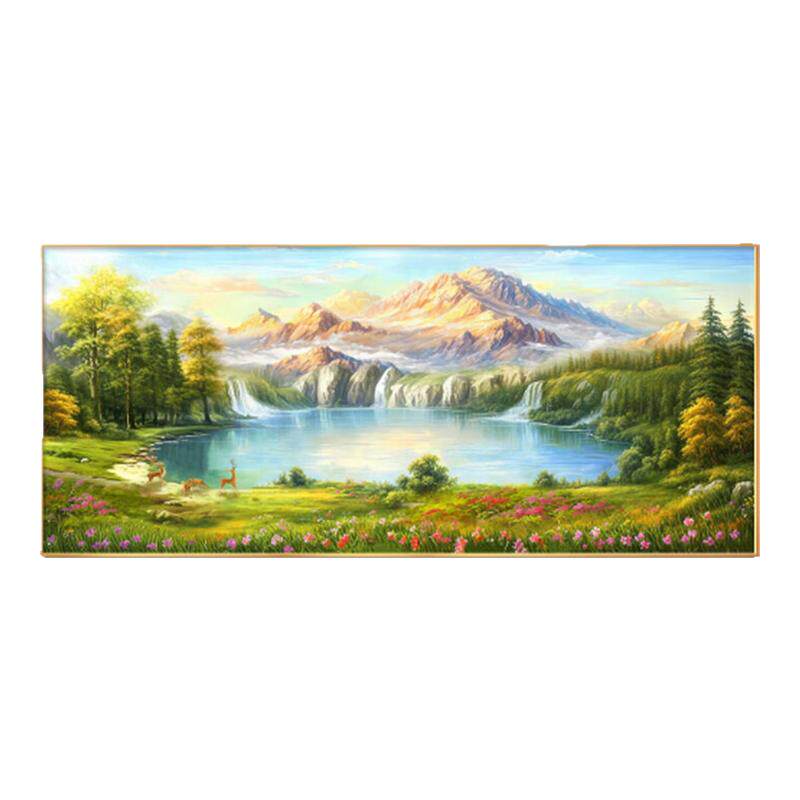 【名师纯手绘】金山聚宝盆油画