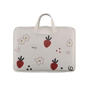 笔记本电脑手提包适用苹果macbook小米air13.3笔记本14寸联想15.6电脑可爱内胆包女手提小清新女时尚好看的