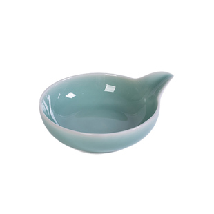 龙泉青瓷小碟子陶瓷家用醋碟蘸水碟小号味碟酱料火锅蘸料碟小吃盘