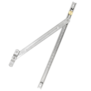 塑钢窗风撑断桥铝平开窗撑杆铝合金门窗限位304不锈钢支架13.5槽