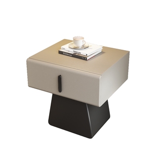 2025新款意式悬浮实木床头柜小型现代简约轻奢高级感创意家用卧室