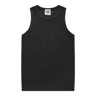 From Mars 独立且清醒 美式纯色无袖背心宽松百搭字母刺绣嘻哈潮