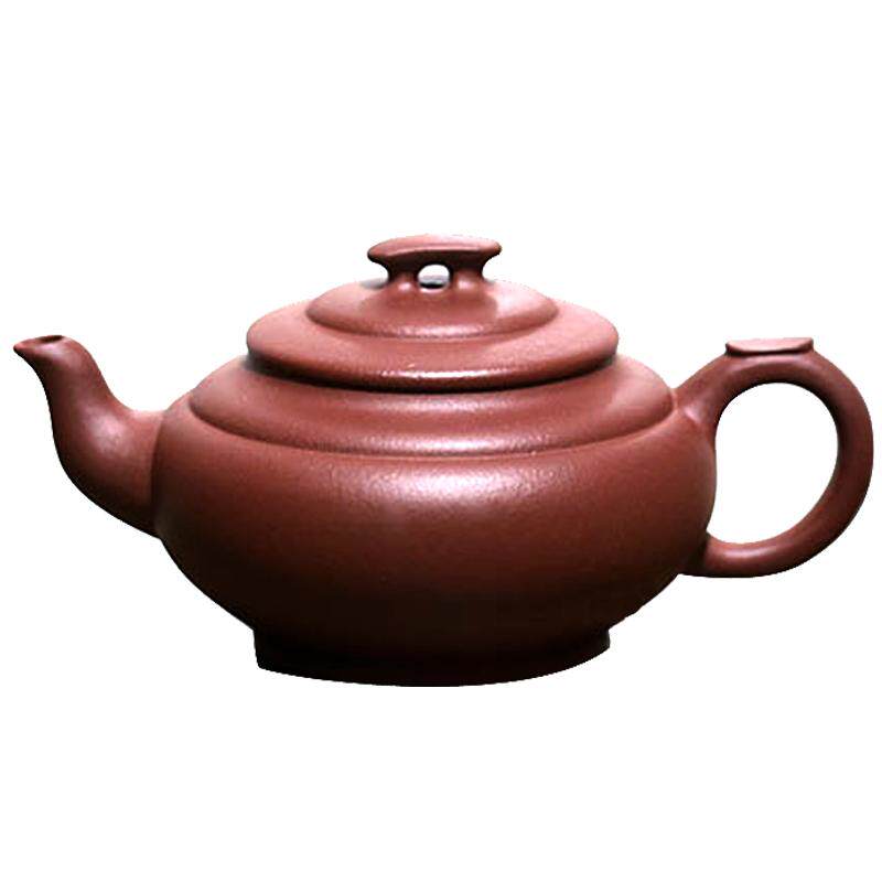 一水堂经典器型老紫泥上新桥壶