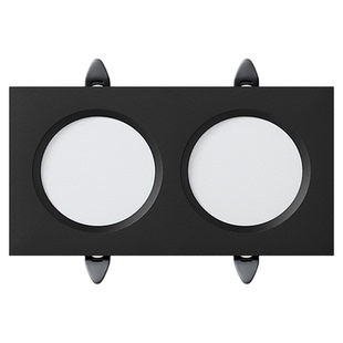 led格栅灯15x15嵌入式网格吊顶专用方形筒灯10x10黑色葡萄架射灯