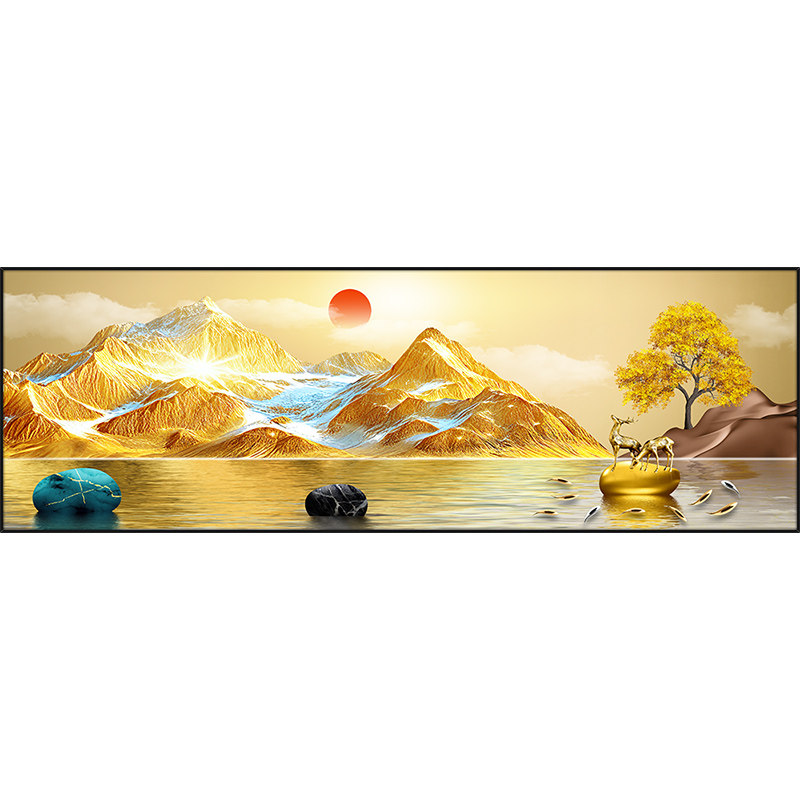 静心事事如意自粘墙贴装饰画