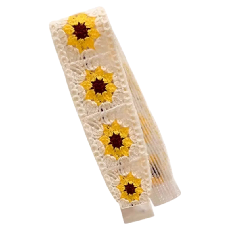 李沁同款针织毛线碎花刘海贴头发发带魔术贴前额碎发整理神器发帖