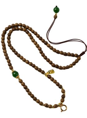 天然一线沉香佛牌链唐卡吊坠挂链