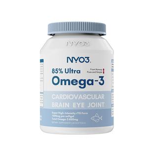 NYO3挪威深海鱼油omega3记忆力dha高纯度含量中老年软胶囊心脑RTG