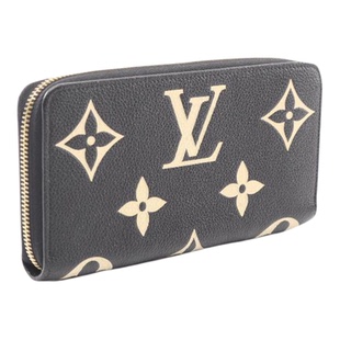 中古二奢LV路易威登A级95新ZippyWallet牛皮长钱包黑色BRANDOFF