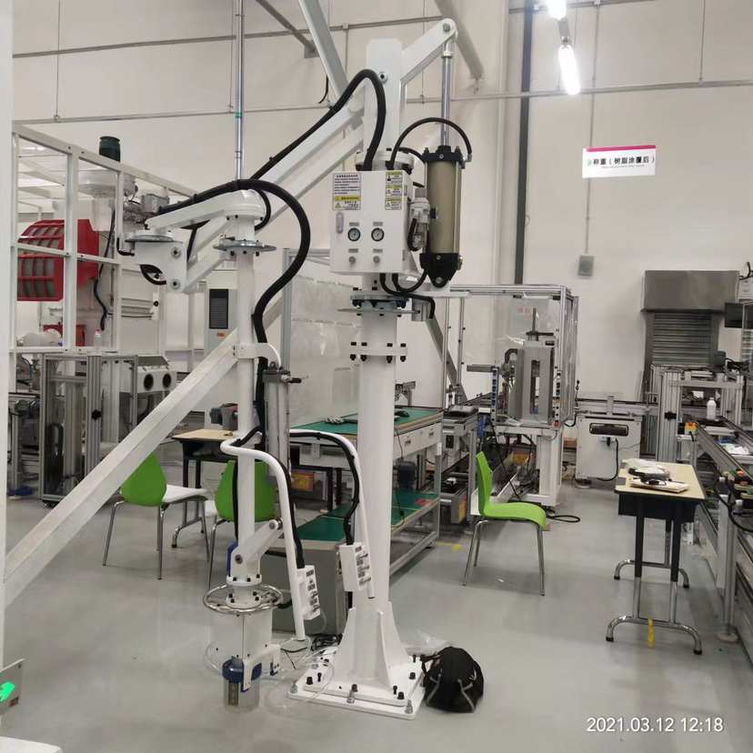 硬臂式助力机械手臂气动平衡吊自动悬浮桁架式物料提升搬运码垛机