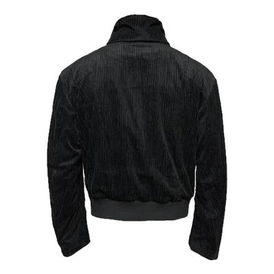 灯芯绒肌理翻领两穿兜兰立领夹克