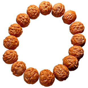 恶僧高品质猴头手串高端男士手链男款盘玩原生态真品文玩橄榄核雕