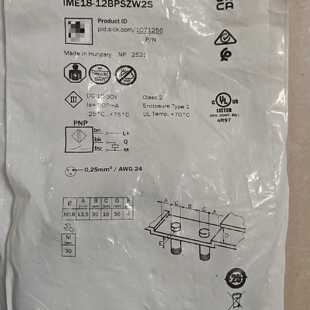 溢价-西克接近开关IME18-12BPSZW2S,订货号10712