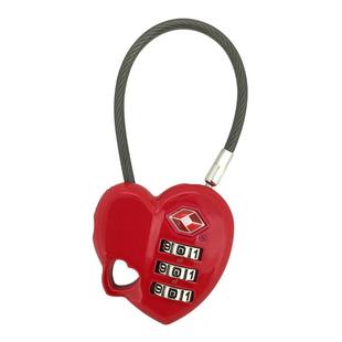 munkees心形TSA海关锁行李箱密码锁出国旅行箱锁迷你背包锁拉杆箱