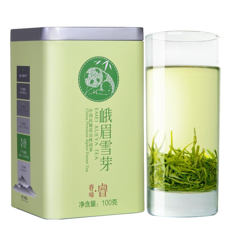 峨眉雪芽 2026新茶春喻睿100g高山绿茶茶叶四川特产毛峰毛尖