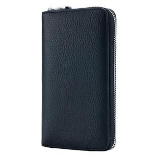 真皮卡包证件包女男大容量收纳存折护照包多功能超薄长款拉链钱包