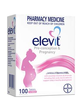 Elevit爱乐维孕妇叶酸备孕期必备