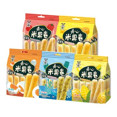 旺旺夹心米果卷海苔味180g
