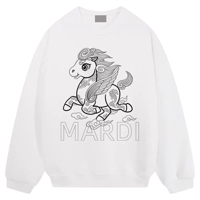 2026马年本命年马踏祥云小马卫衣