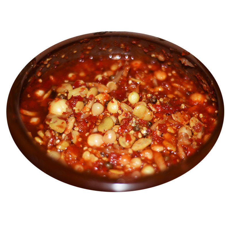 四川特产下饭豆瓣酱农家自制胡豆瓣蚕豆团葱姜丝传统豆办酱香辣酱